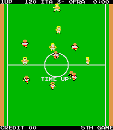 Exciting Soccer (C) 1983 Alpha Denshi