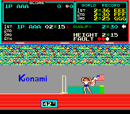 Track & Field (c) 10/1983 Konami