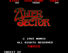 Alien Sector (c) 1985 Namco