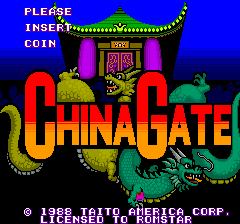 China Gate (C) 1988 Taito