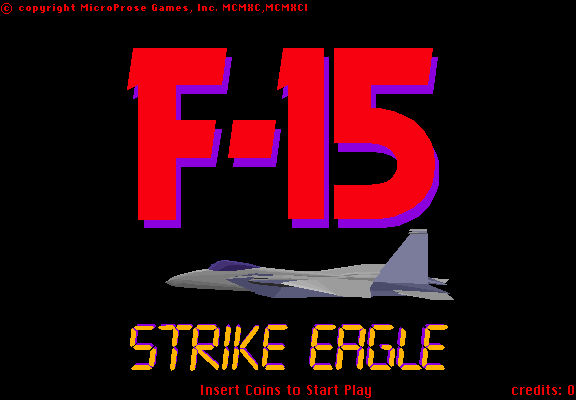 F-15 Strike Eagle (c) 1990 Microprose