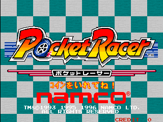 Pocket Racer (c) 1996 Namco