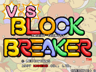 VS Block Breaker (C) 1997 Mediaworks/Kaneko