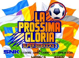 Super Sidekicks 3: the Next Glory (C) 1995 SNK