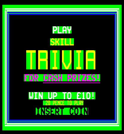 Trivia (UK Version 5.07) (c) 1984 Greyhound Electronics