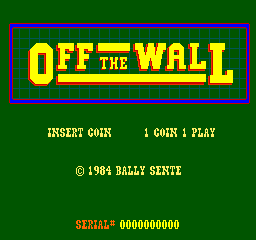 Off The Wall (c) 1984 Bally Sente