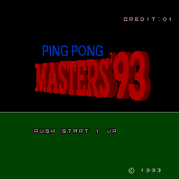 Ping Pong Masters '93 (c) 1993 Electronic Devices