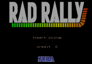 Rad Rally (C) 1991 Sega