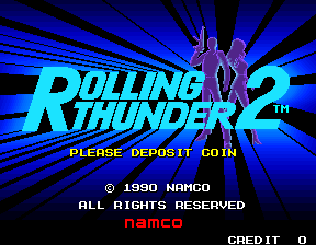 Rolling Thunder 2 (C) 1990 Namco