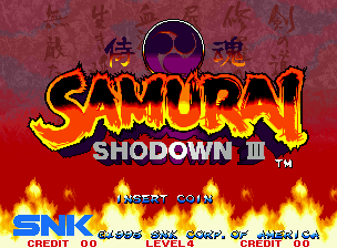 Samurai Showdown III (C) 1995 SNK