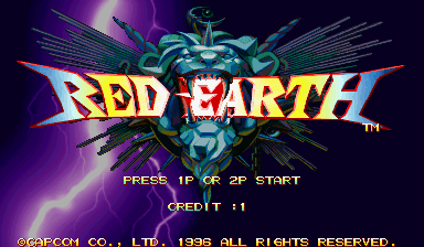 Warzard / Red Earth (c) 1996 Capcom